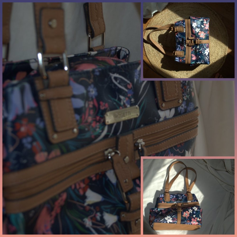 Roseti Floral Leather Bag